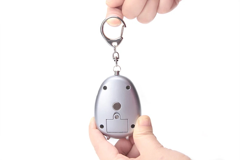 Mini portable traveling alarm panic button alarm keychain alarm with PIR motion sensor for lady