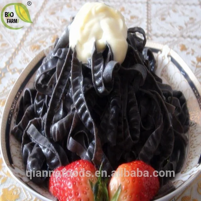 Organic food black bean pasta instant noodles