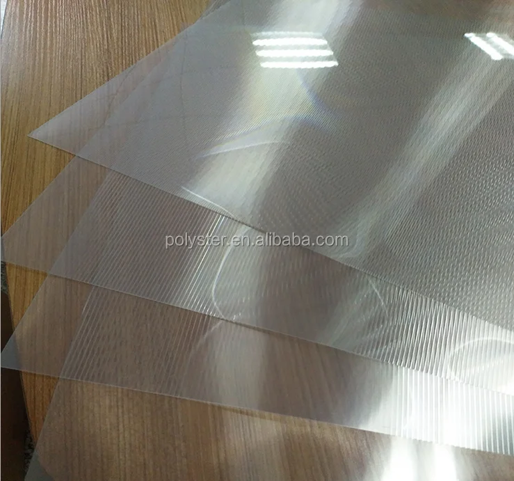 3D lenticular lens sheet Blank Optical Grating Sheets for Flip,Animation,Zoom,Morph Effect Cards