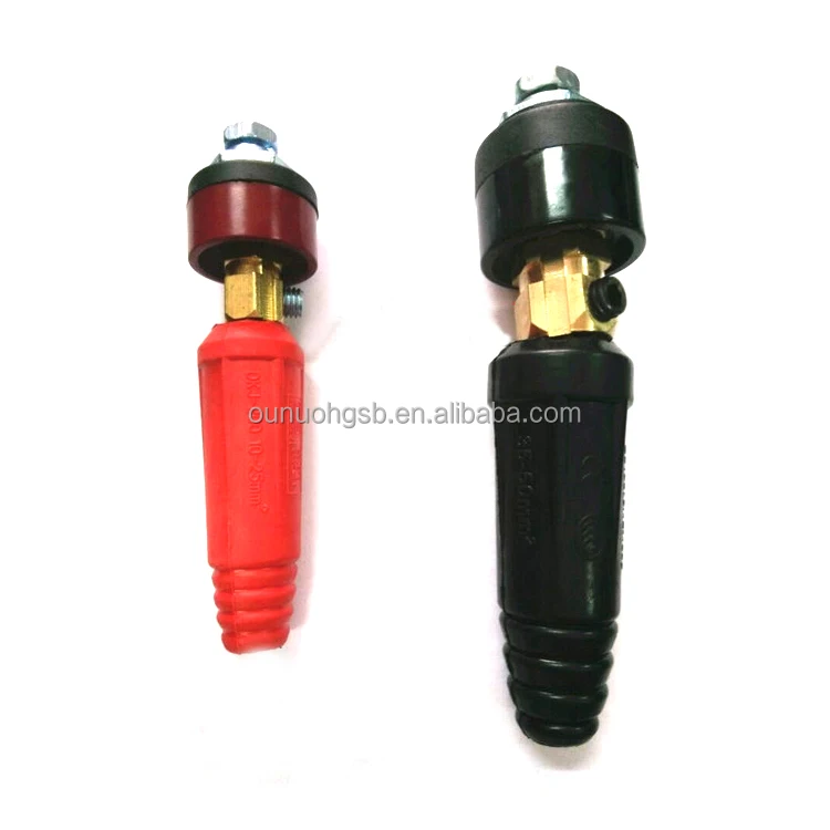 EURO style 35-50 50-70 welding cable connector fast Plug socket