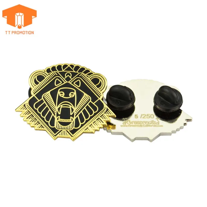 
Factory Making School Collar Hard Soft Enamel Metal Custom Lapel Pin 