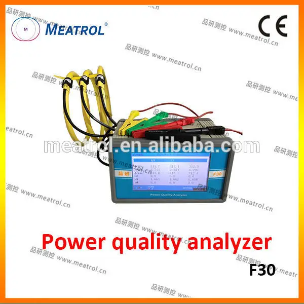 Анализатор качества электроэнергии F30 использует AC частота дискретизации технологии