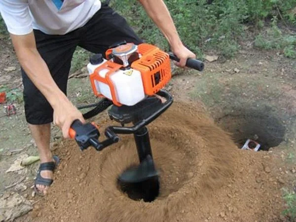 2 stroke 63cc gasoline earth auger for garden drill reliable quality CE GS EMC approval GZ-EA630