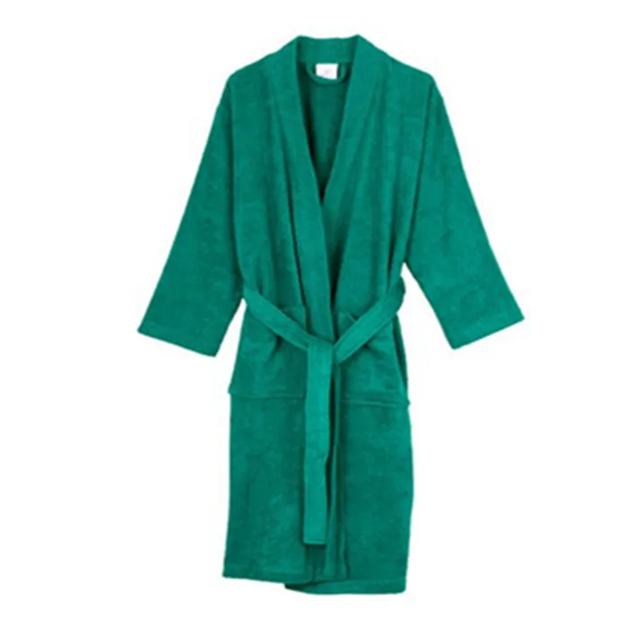 
Soft terry printed bathrobe hotel cotton short lady bathrobe family bath robe set manufacturer of bathrobe 