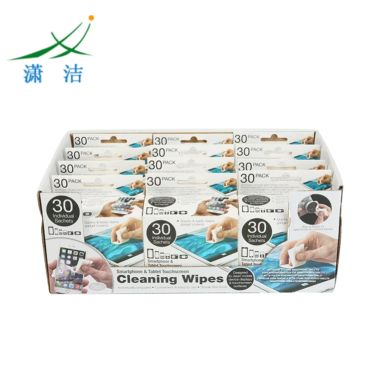 
Factory Provide Directly Single smart phone Sunglass Wipes 