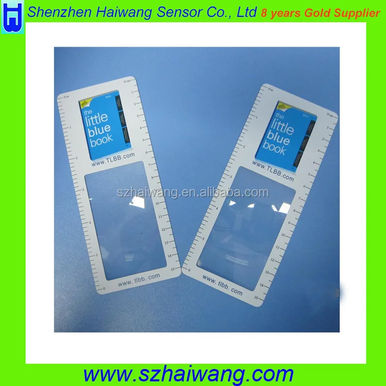 Продвижение Увеличительное стекло Закладки Пластиковые ПВХ Линзы френеля Лупа