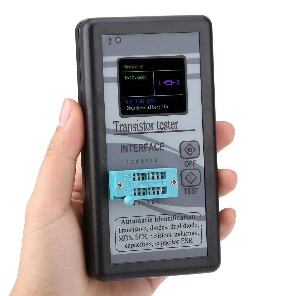 
XDDZ M328 Color screen Display Digital Resistance Inductance Capacitance Meter Multi functional Transistor Tester 