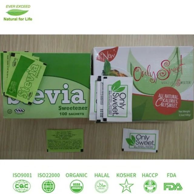 
zero calorie healthy stevia erythritol blend sachet 