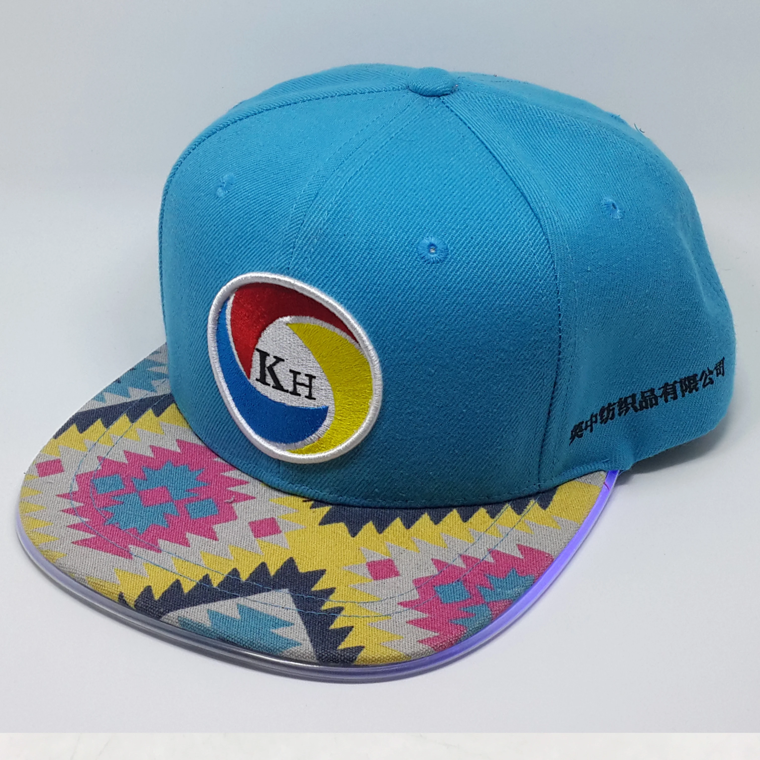 Snapback hats caps with led light Long time luminescence Evening Club Concert Commodity cap Custom alphabet pattern hip hop cap