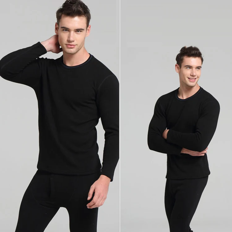 Ультрамягкое термобелье, длинный теплый мужской комплект для взрослых