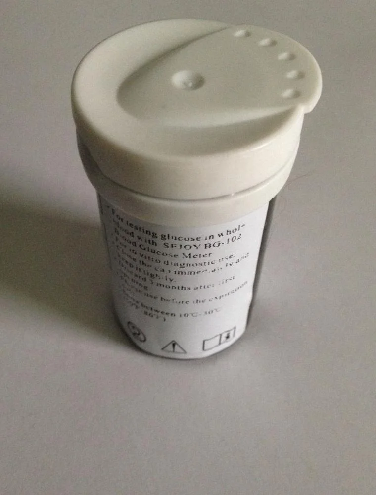 Домашний монитор уровня глюкозы в крови с использованием кодовой полоски для тестирования крови