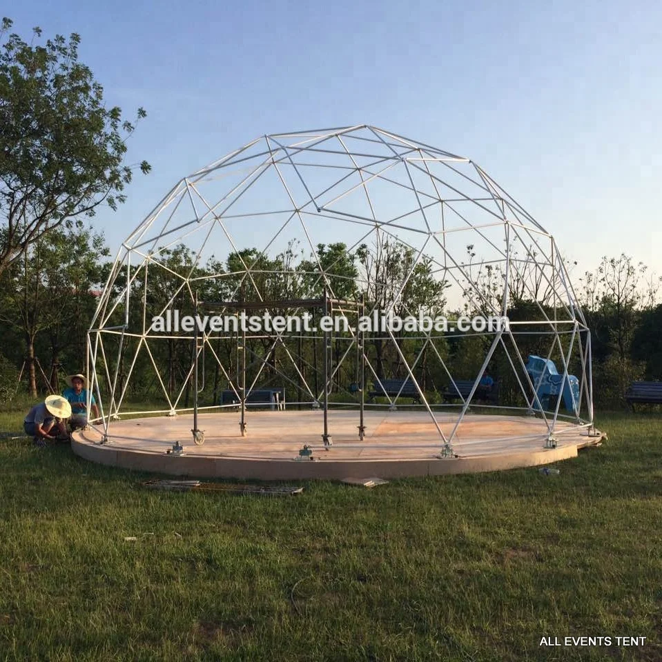 
8m Diameter Geodesic Dome Tent for Glamping and Event 