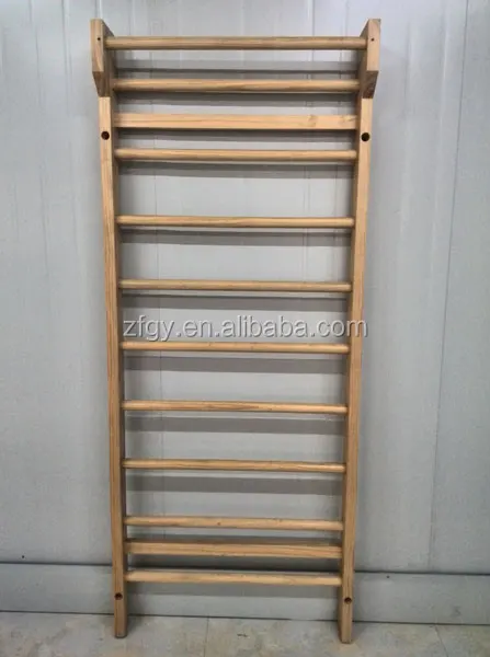 Indoor sitting room wood pine fitness exercise wood stall bar