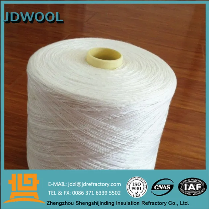 
JDWOOL high Heat oven insulation Textile Ceramic Fiber Yarn 