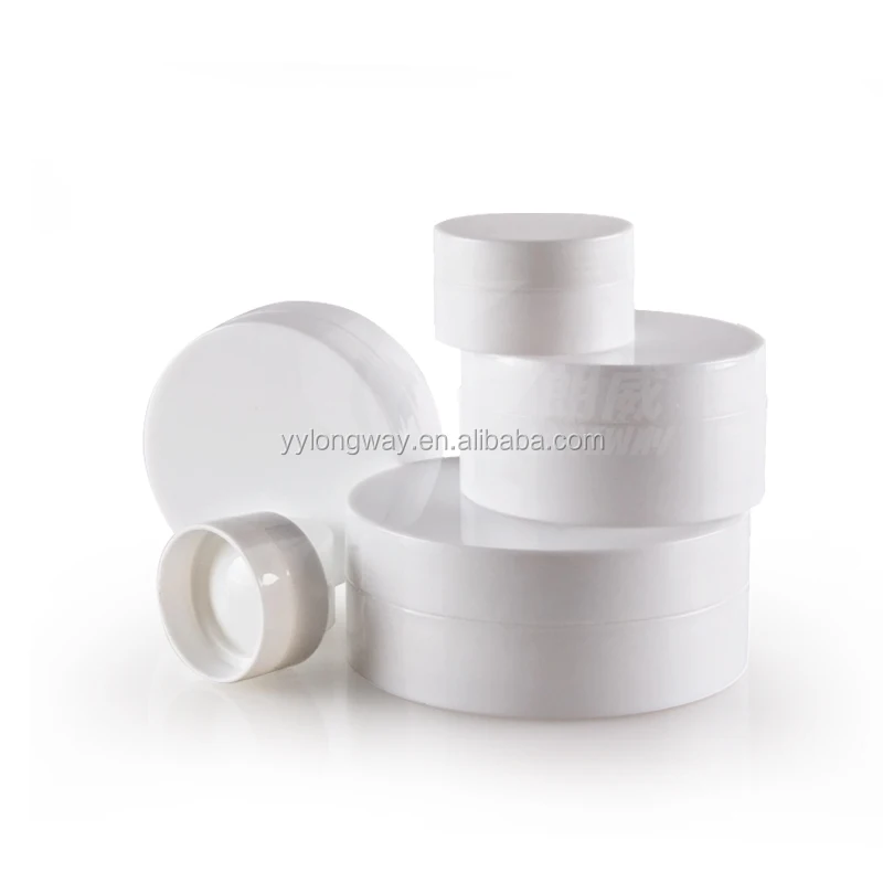 Natural plastic 30g 50g 100g frosted glass cream jar with silver screw cap wholesale