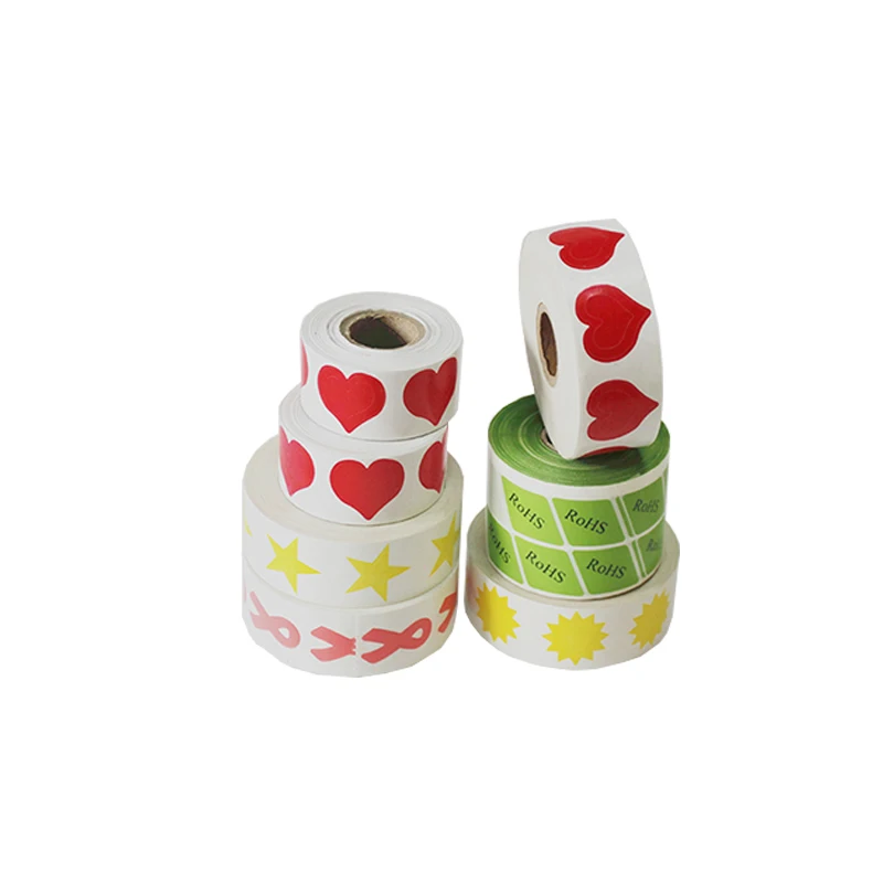 Custom printed self adhesive paper sticker label roll for wine bottle