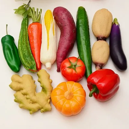 home decor Artificial Vegetables Assorted Mixed Fake Vegetables Model