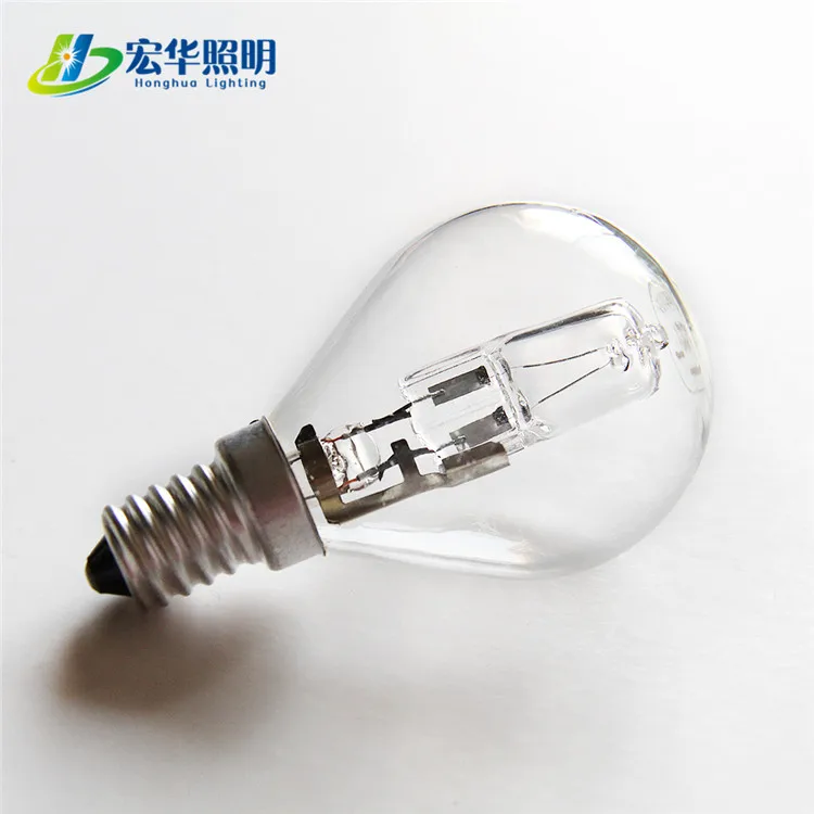 Дерево свет лампы G45 E27 галогенная лампа с материал стекло