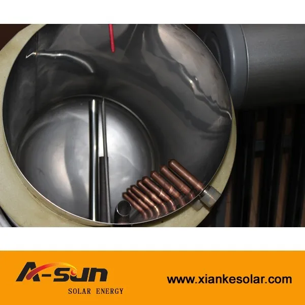 5 year warranty vacuum tube heat pipes solar water heating panel price