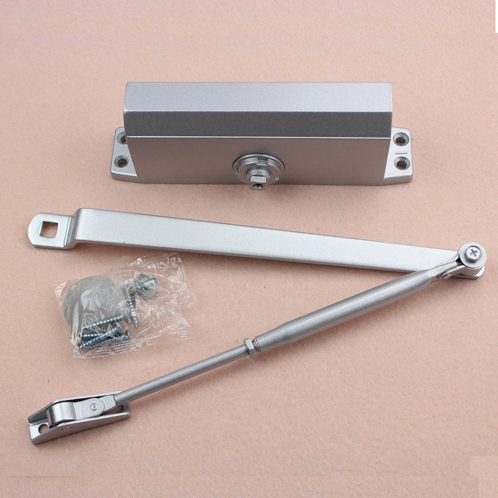 Fireproof Door Closer Adjust Hydraulic Door Closer with Standard Arm for 60-80 Kg Door