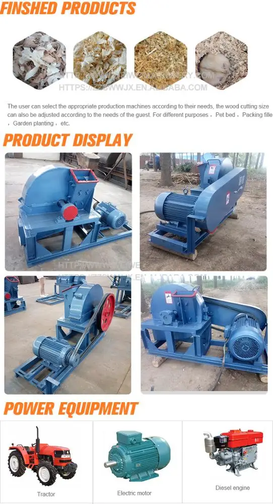 
Weiwei agriculture forestry machine factory wood shaving horse bedding for sale 