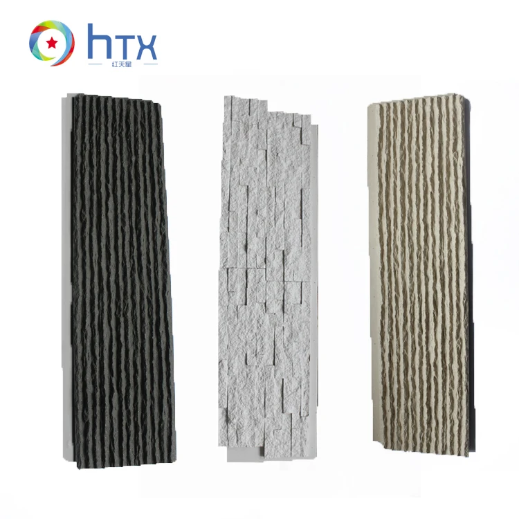 Exterior Polyurethane Pu Faux Stone Wall Siding Panel