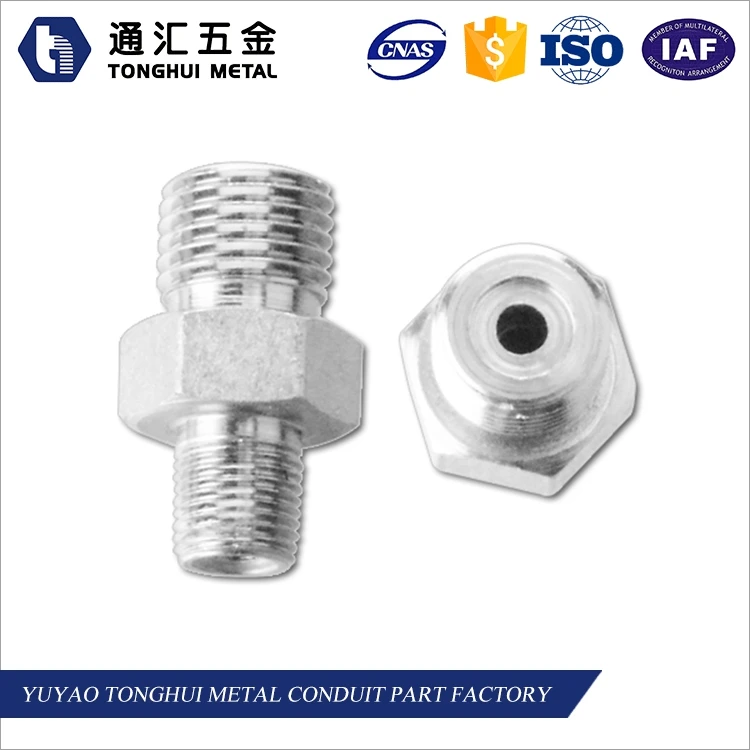 Углеродистая сталь Компактный Штуцер Шланга Гидравлические Двойной Разъем