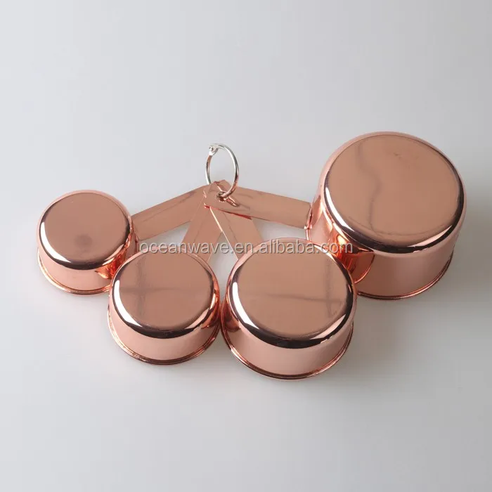 8pcs copper measuring spoon and cup set with 20ml measuring cup