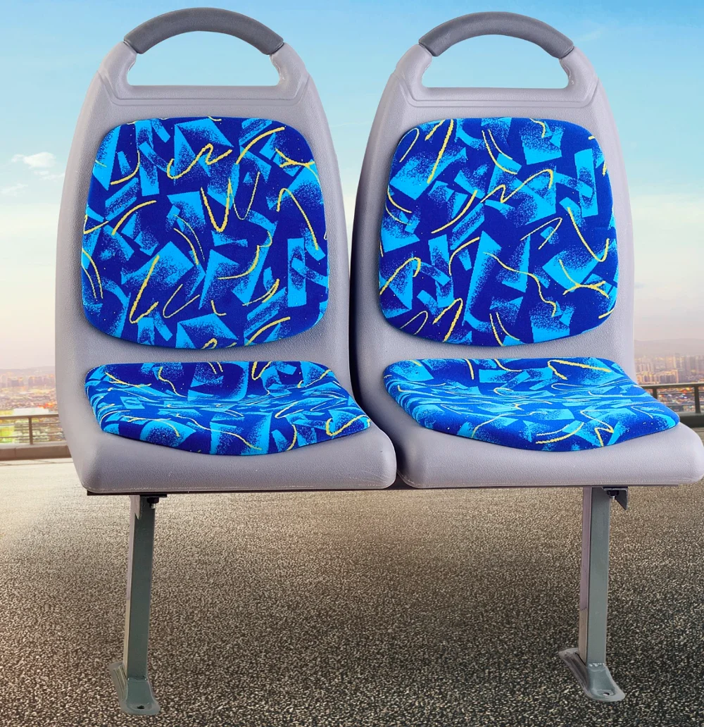 Luxury Blow Molding bus seat with bolster
