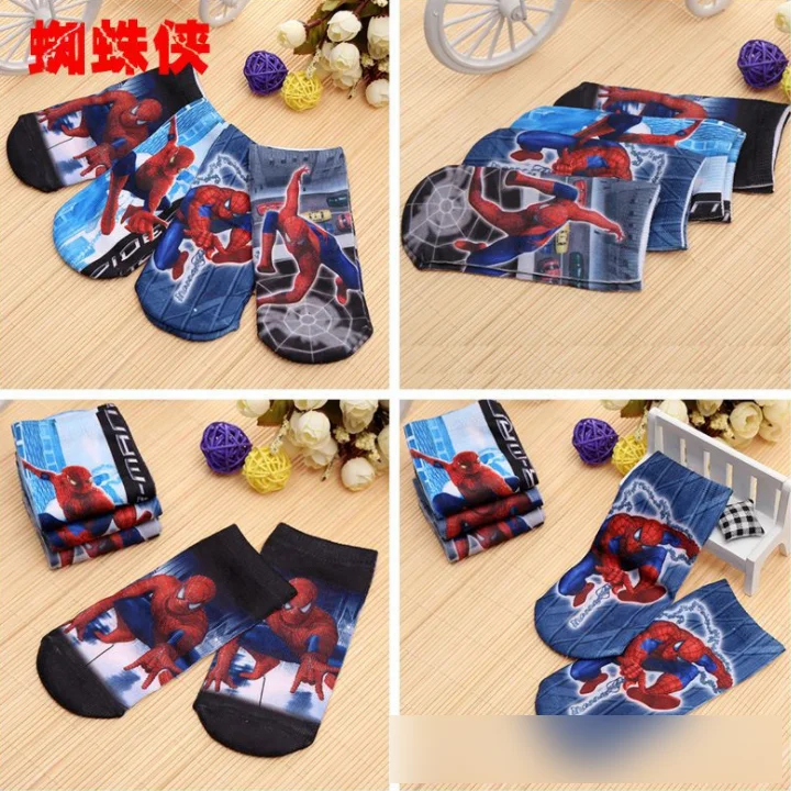 12 pairs/lot Spring Summer thin boys girls socks kids cotton mesh boat socks cartoon breathable toddler children ankle sock