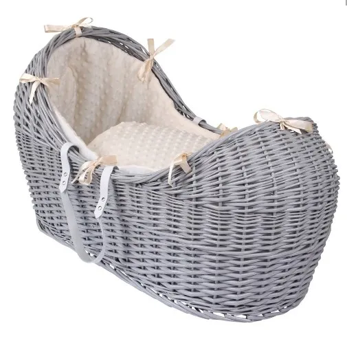 
new product baby wicker moses basket 
