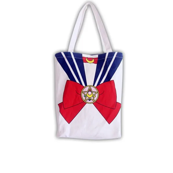 Новый модный сейлор мун равномерное отпечатано плеча холст посланник женщин сумка KK701