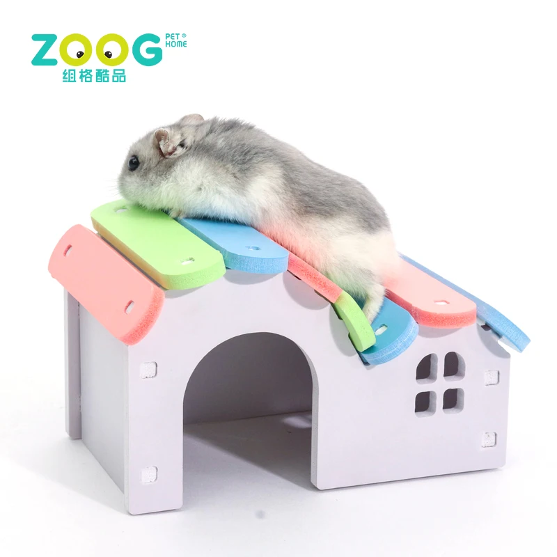 Wholesale  PVC foam board hamster cage house Guinea pig hedgehog  nest