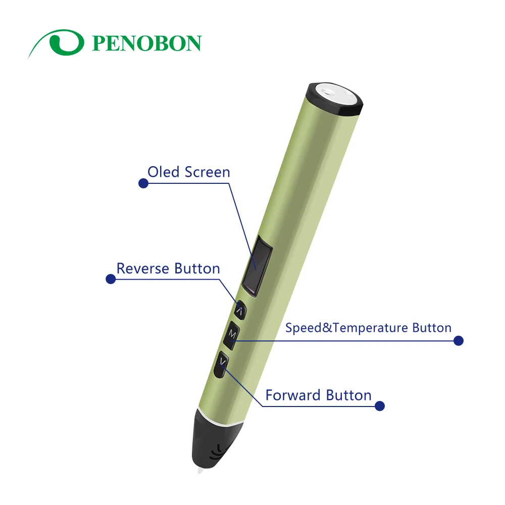 Customized intelligent  3d Printing  pen with PCL filament refills