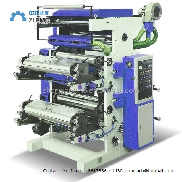 
Plastic t-shirt bag printing machine 