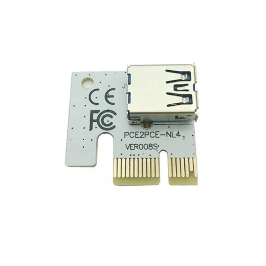  PCIE 008S PCI-E Экспресс 6Pin 1 x до 16 расширитель PCI E x16 usb 3 0 карта расширения