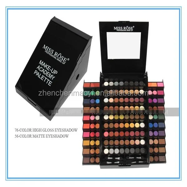 best quality 132 colors cosmetic makeup miss rose eyeshadow palette similar