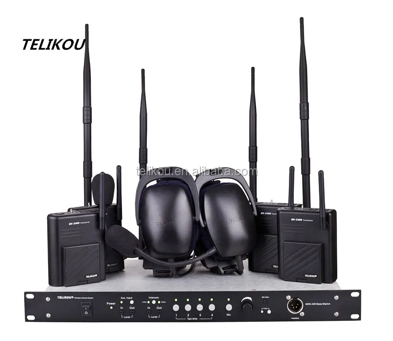 2019 Hot sale Full duplex Four channel intercom wireless System