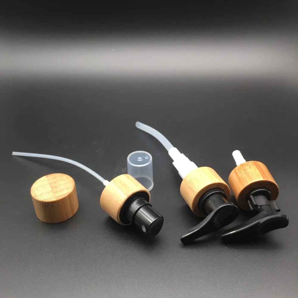 200ml 250ml 300ml bamboo PET lotion shampoo hand wash pump spray bottle