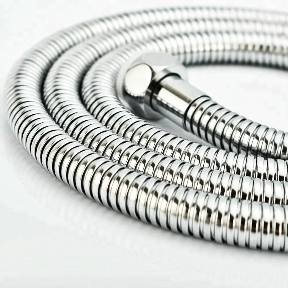 
SH001 extension the length stainless steel double lock bathroom shower hose 