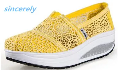 
dropshipping OEM outdoor casual breathable slip on rocking women shoes 