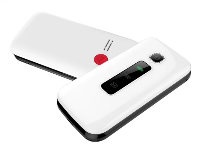 Hitech 2.4inch 320X240 Senior Cell Phone Big Button WCDMA GSM GPS Tracker Dual SIM Senior Phone SOS button