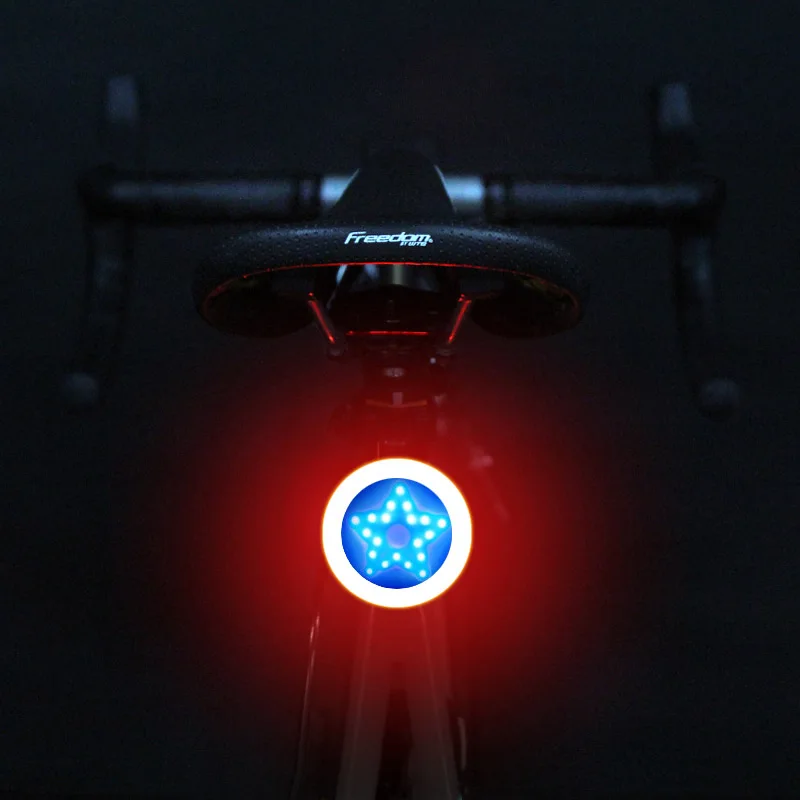 ZOLi ZL1210 Creative Bicycle Accessories Night Riding Warning Light Bicycle Led Tail Light