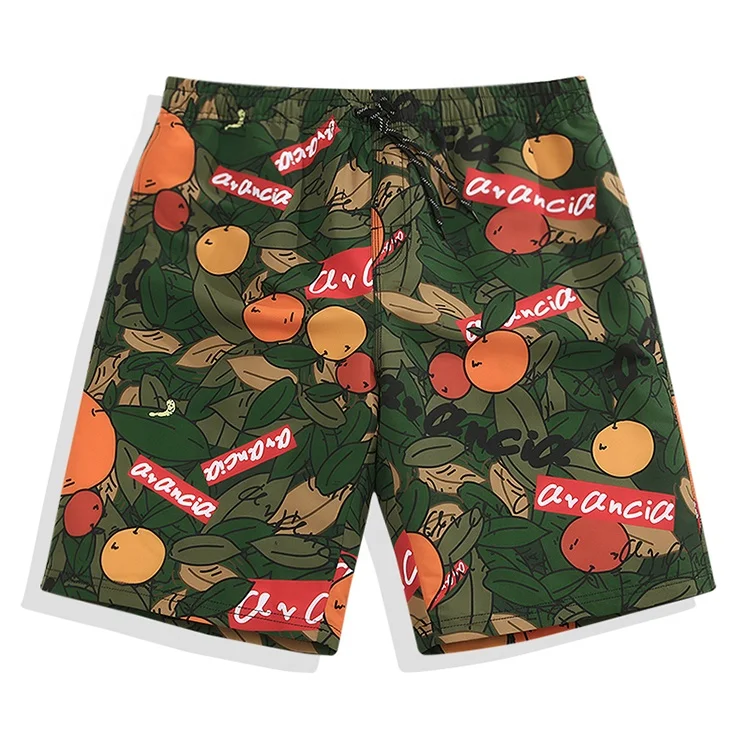 Мужские оранжевые шорты для плавания, мужские короткие купальники, Шорты для плавания