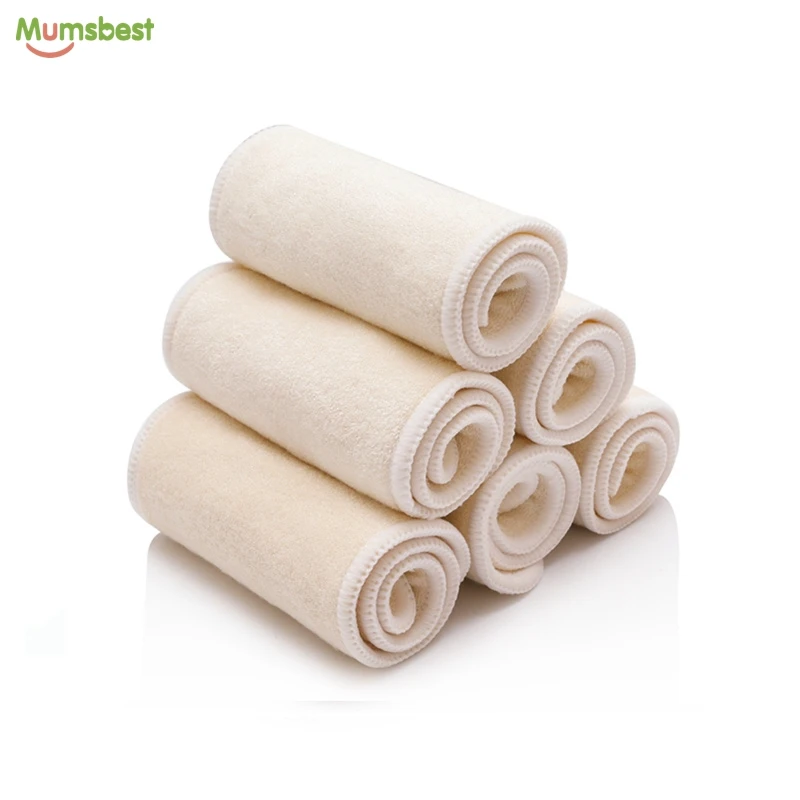 
Washable reusable bamboo material baby cloth diaper insert 