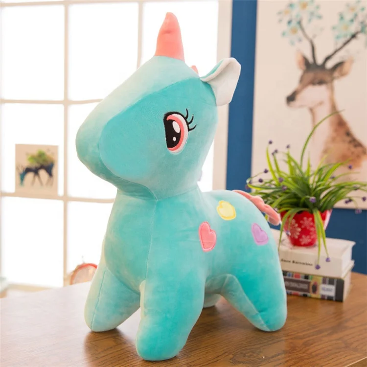 Latest Design Plush Horse Toys Soft Stuffed Fluffy Pony Toys