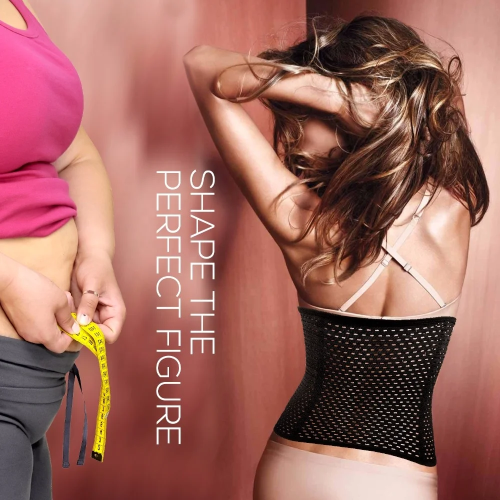 Affordable Best Adjustable Slim Steel Bone Workout Black Latex Corset Waist Trainer Cincher Shaper Vest