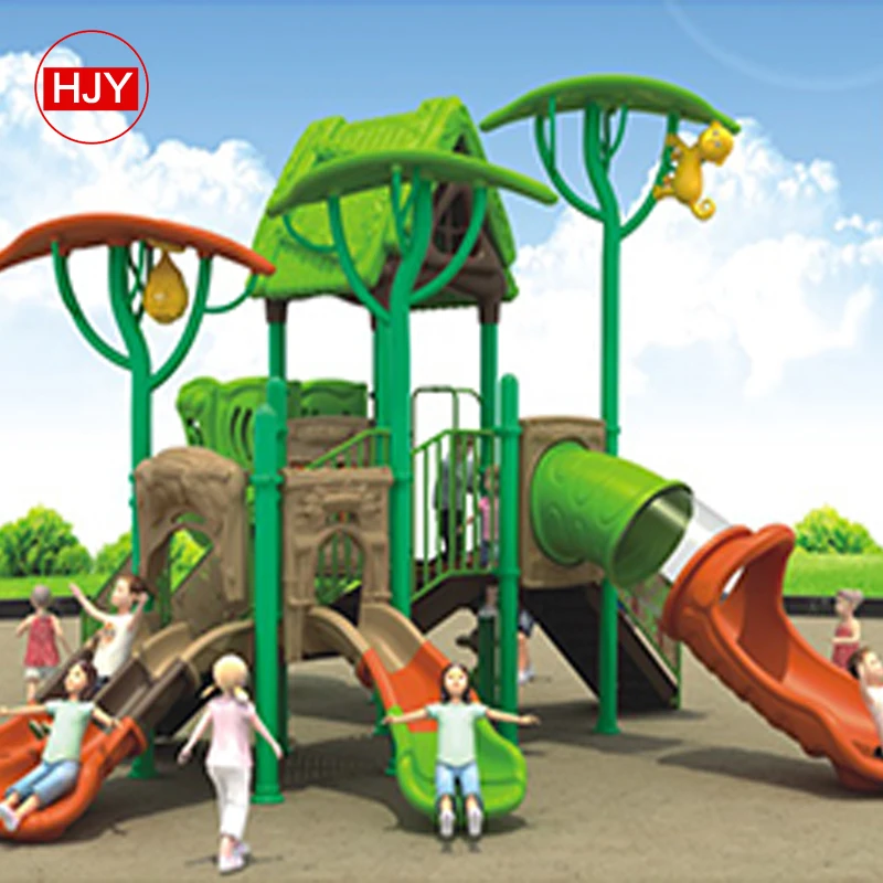 wholesale indoor and outdoor game plastic playground slide for kids