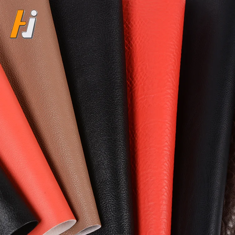 The manufacturer supplies 2mm recycled clean 60% PU 40% rayon synthetic leather fabric for shoes chair furniture