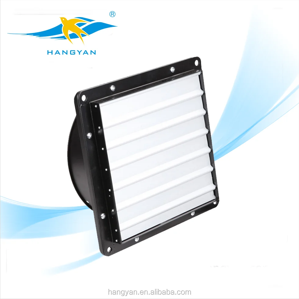 YWF2E-250 Air Louver diffuser Gravity louvred grill vent fan